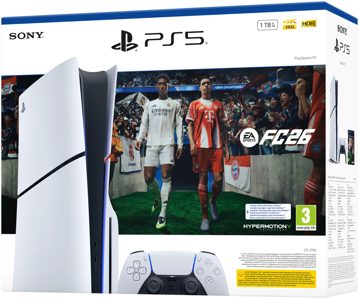 PlayStation 5 pelikonsoli Standard EA FC 26 paketti - 2