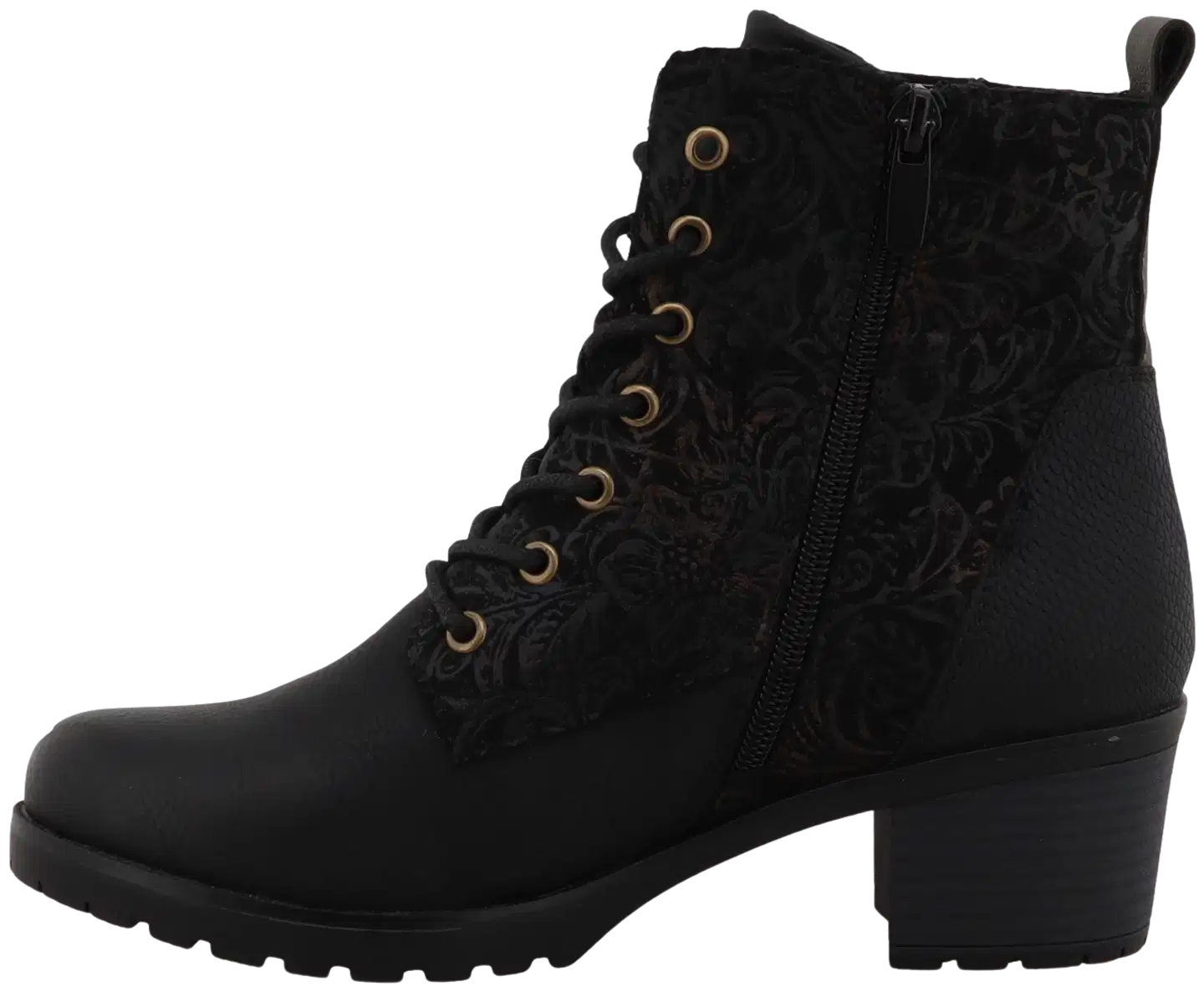 House naisten korolliset nilkkurit Tilda - Black/print - 3