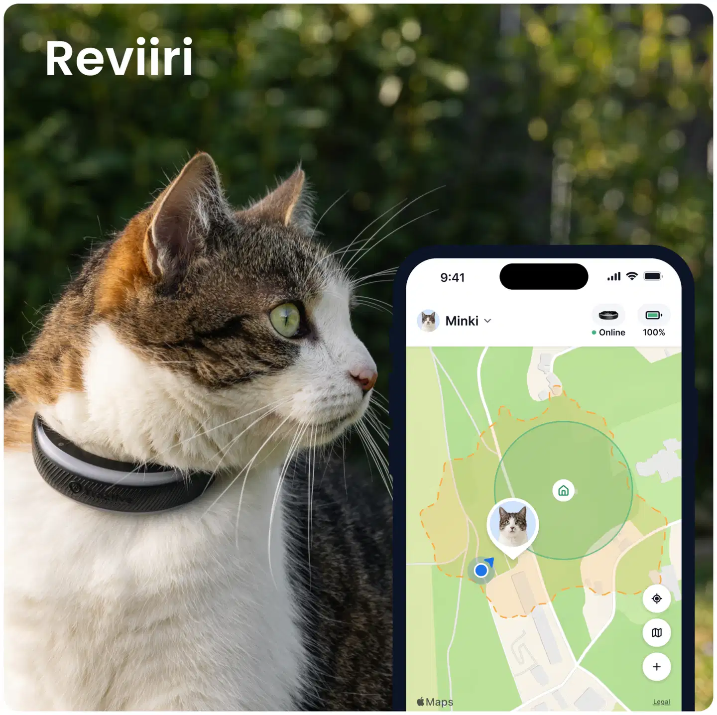 Tractive CAT 6 Mini – GPS -paikannuslaite - 4