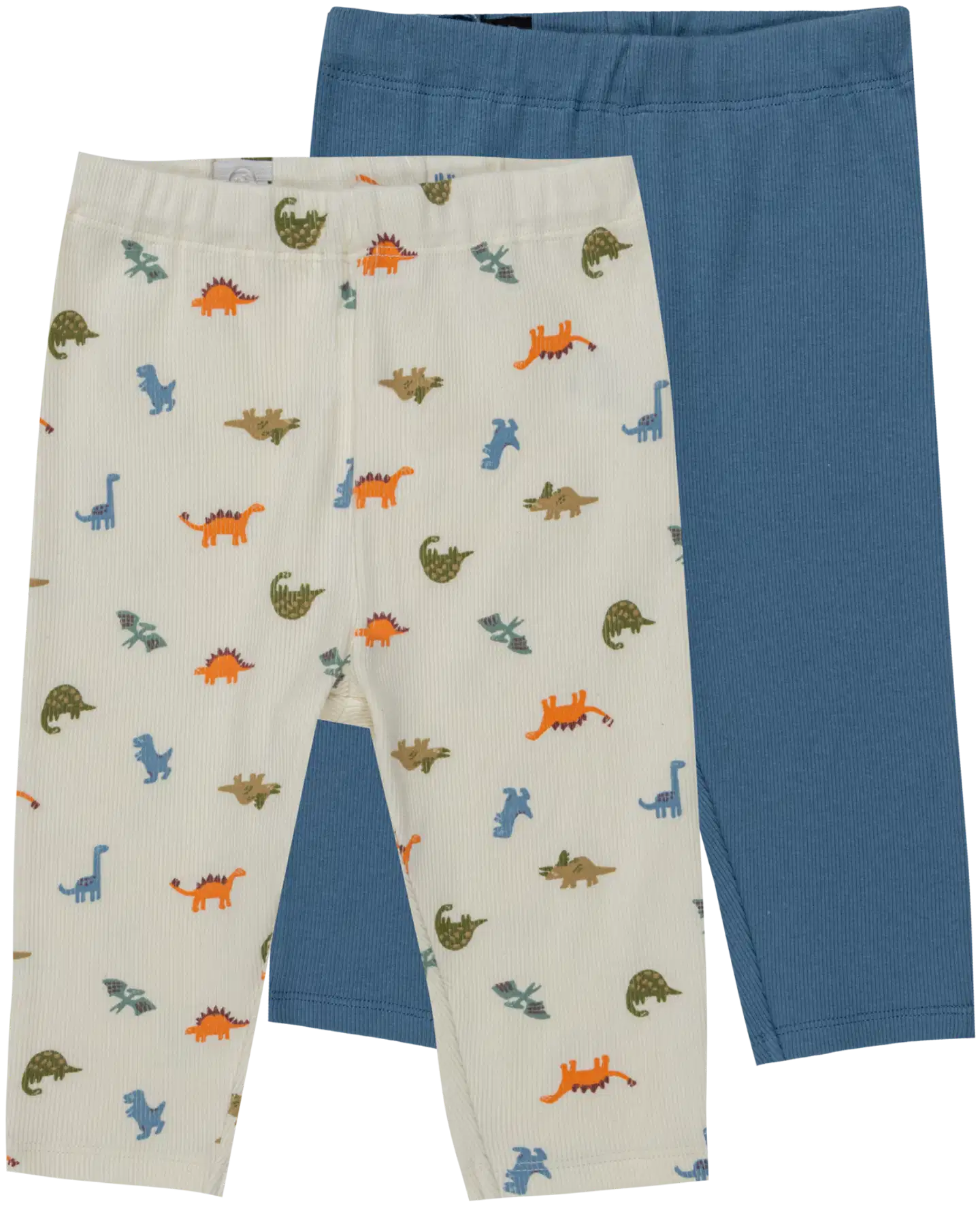 Ciraf vauvojen ribbileggingsit Dino 250B263113 2-pack - Egret AOP & Windward Blue - 1