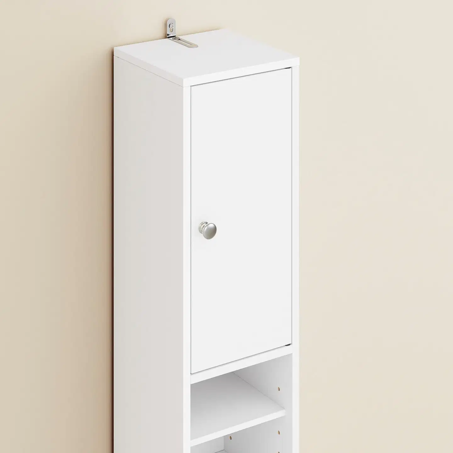 SoBuy kylpyhuonekaappi valkoinen BZR34-II-W - 4