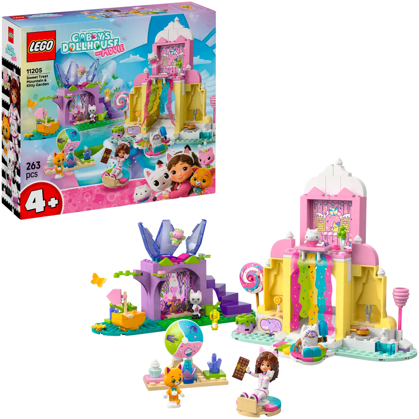 LEGO Gabby's Dollhouse 11205 Karamellivuori ja Kisupuutarha - 1