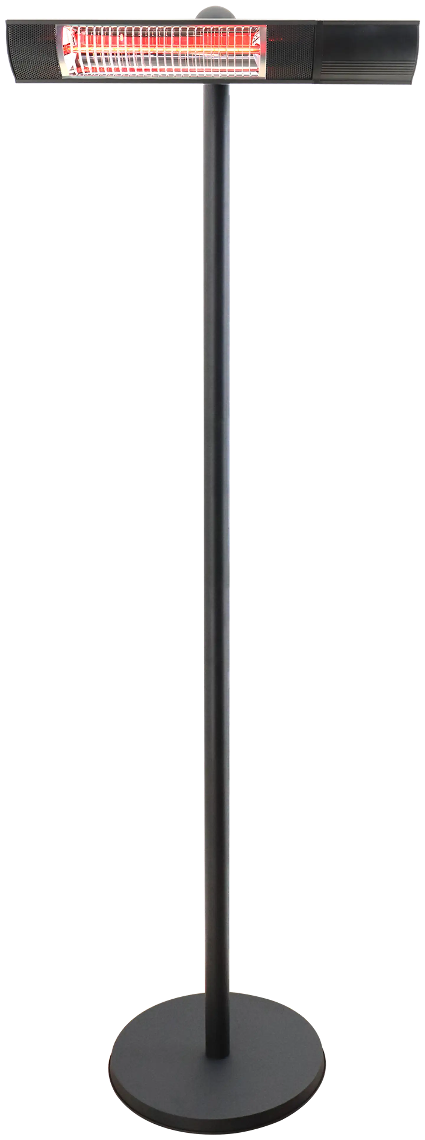 HORTUS Terassilämmitin 500/1000/1500W lattiamalli, kaukosäädin, RGT, musta - 1