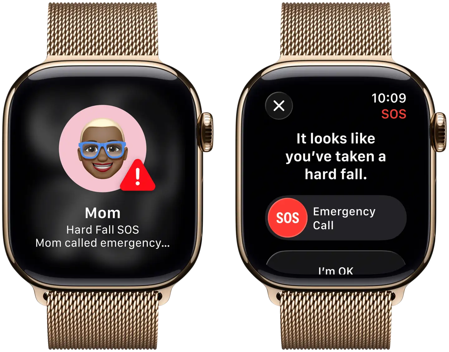 Apple Watch Series 11 GPS + Cellular 42mm kultatitaani kotelo, kultatitaani Milanese ranneke - MF8Y4QN/A - 6