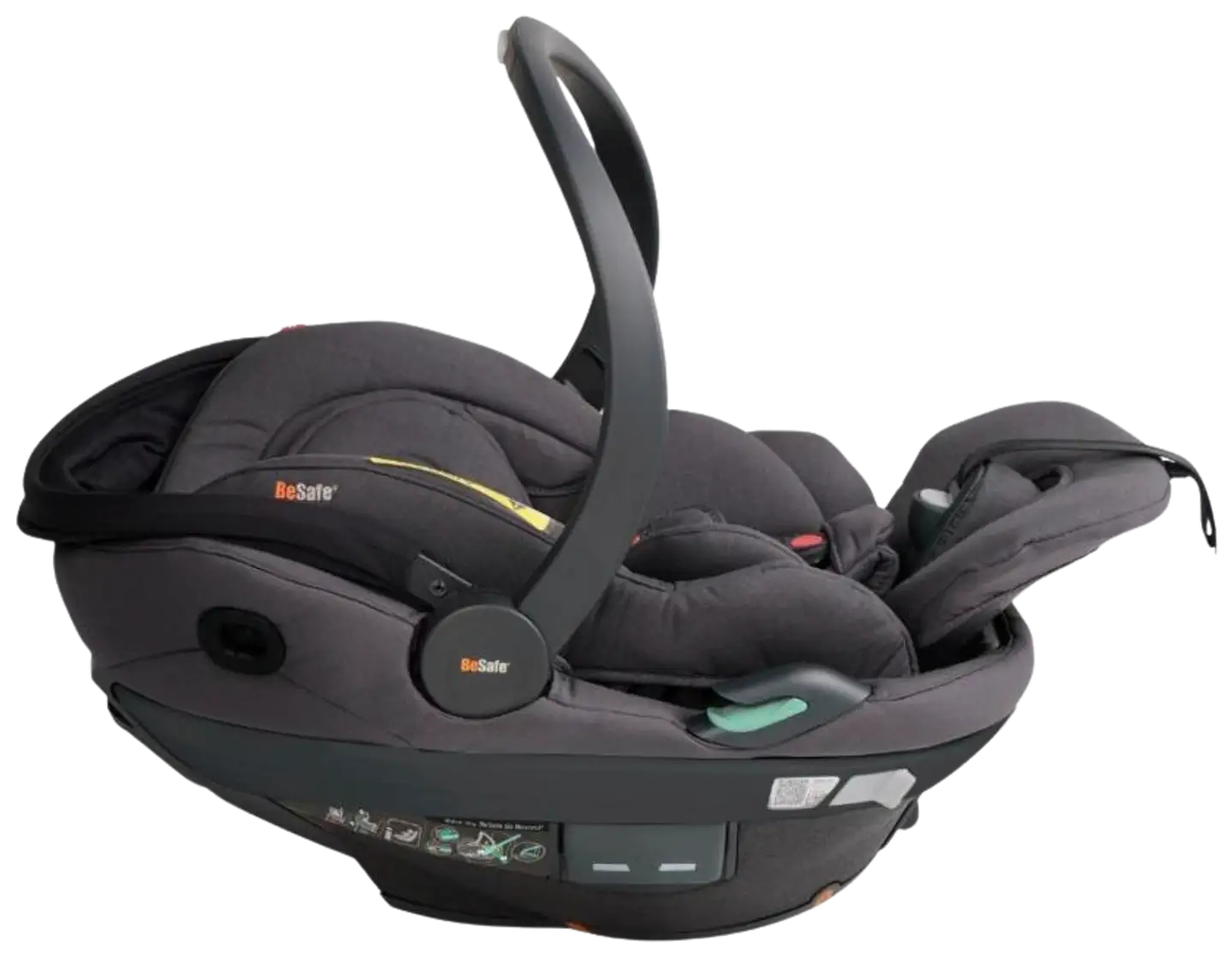 Besafe Go Beyond 2 turvakaukalo Dark Grey Melange - 4