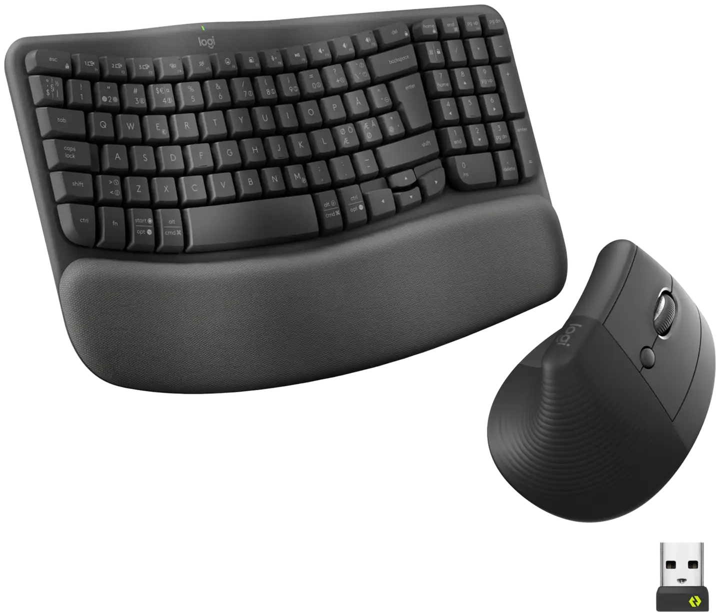 Logitech Wave Keys & Lift Combo langaton näppäimistö ja hiiri - 1