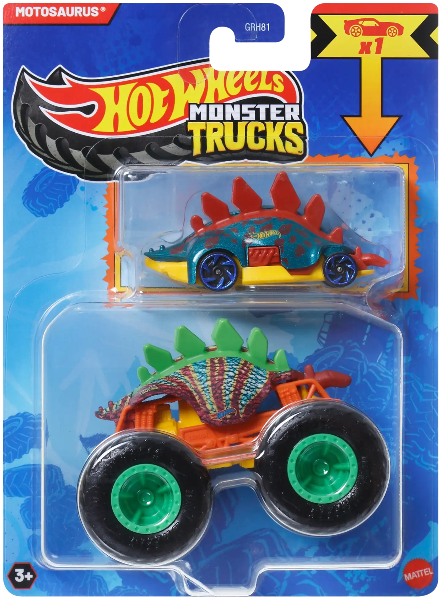 Hot Wheels monsteriauto + pikkuauto - 5