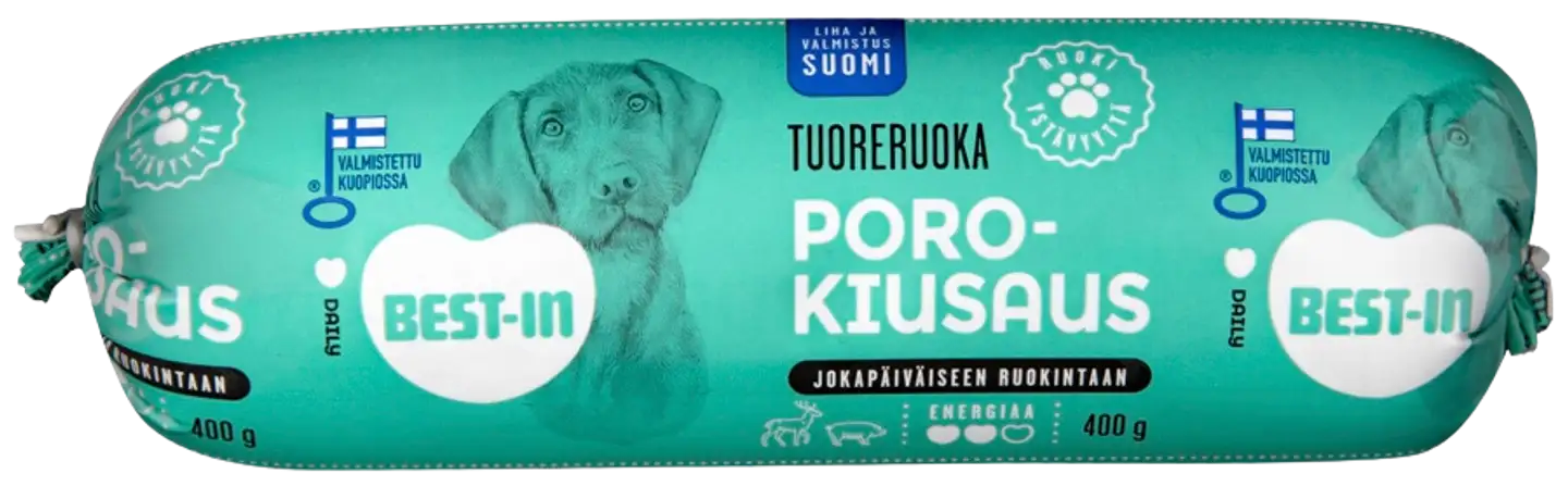 Best-In Porokiusaus Koiran Tuoreruoka 400g