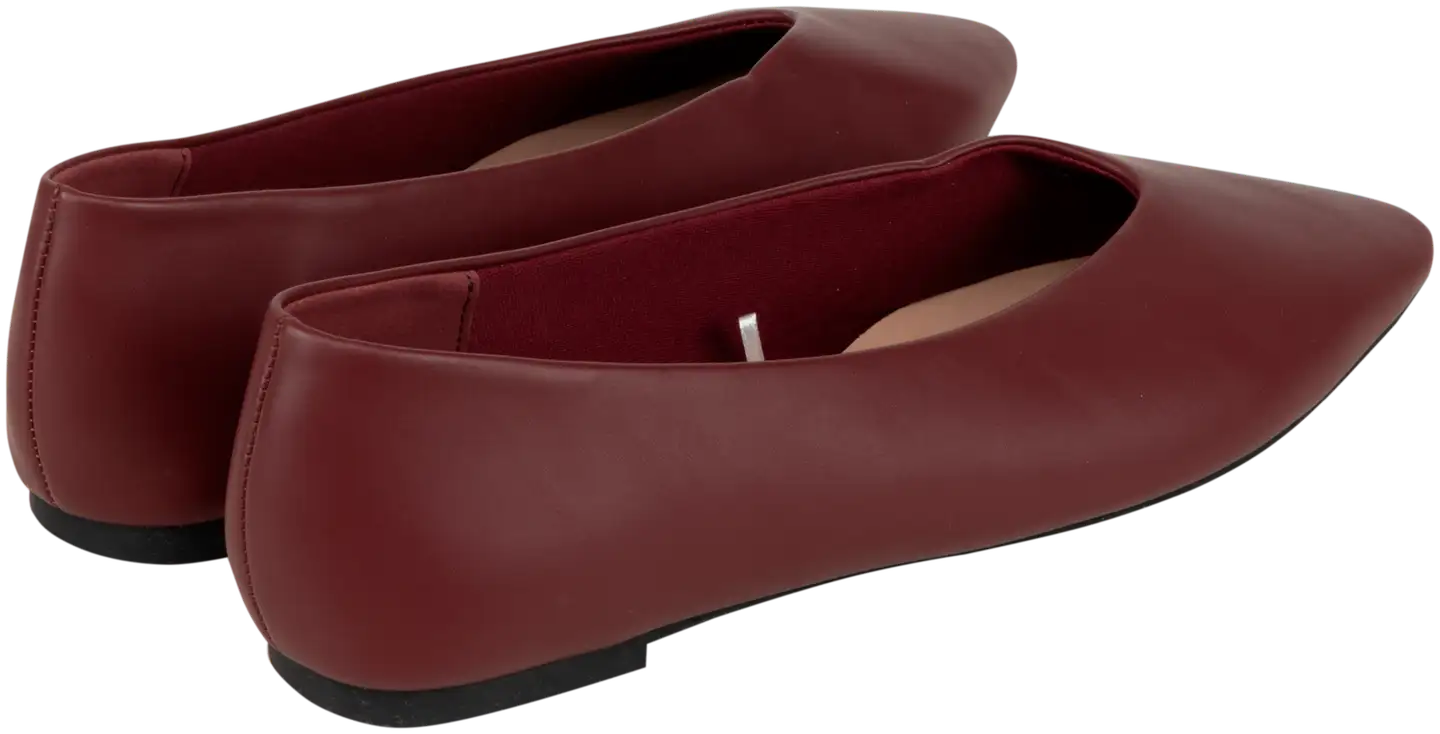 TEX naisten ballerinat I956688 - burgundi - 2