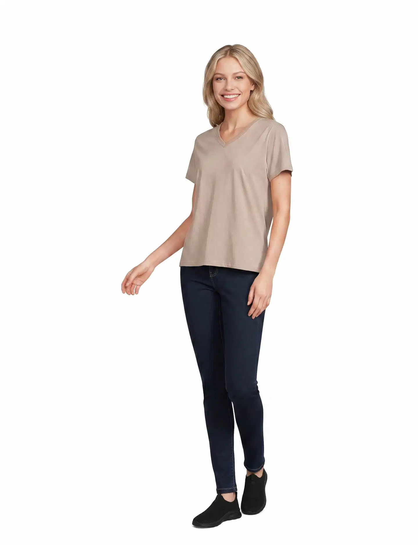 House naisten denimjeggingsit Jeggings - DARK BLUE - 4