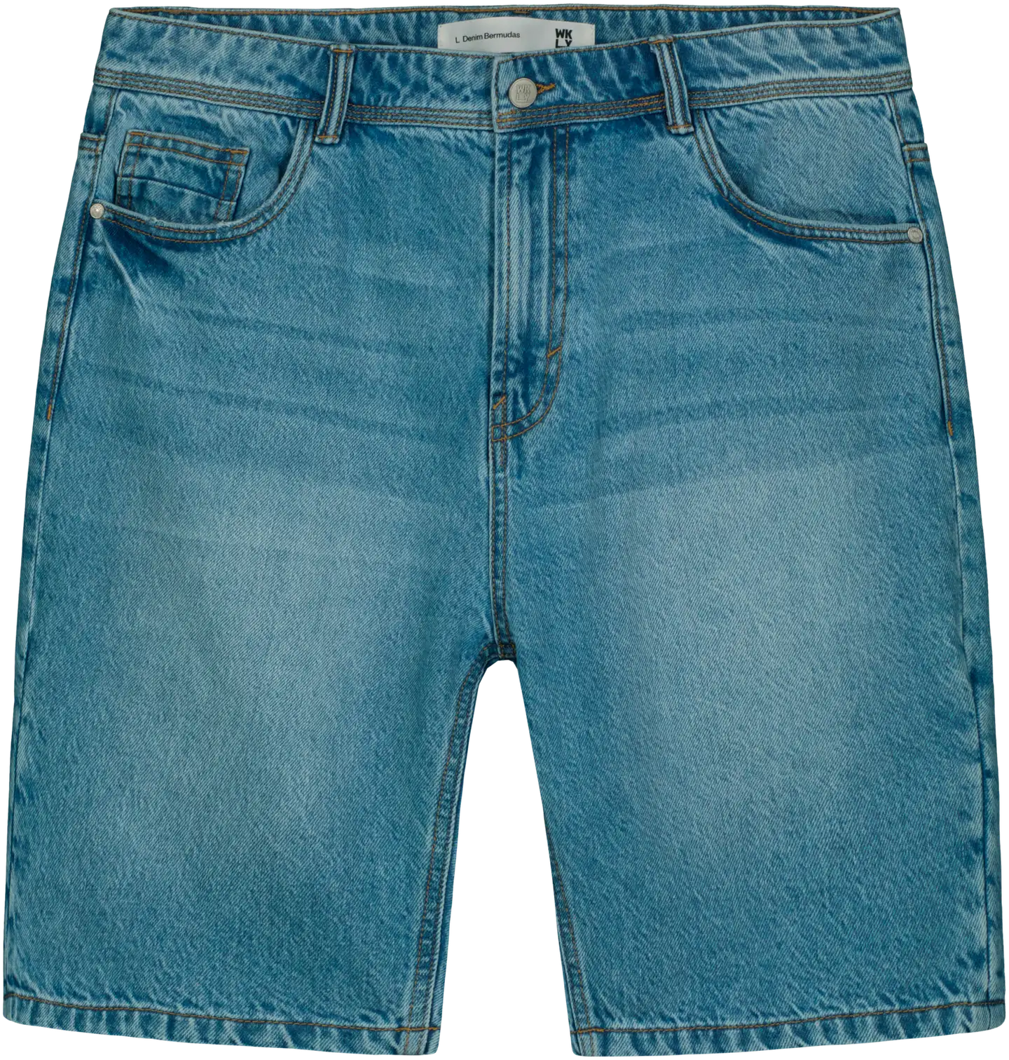 WKLY miesten farkkushortsit 202W152511 - LIGHT BLUE DENIM - 1