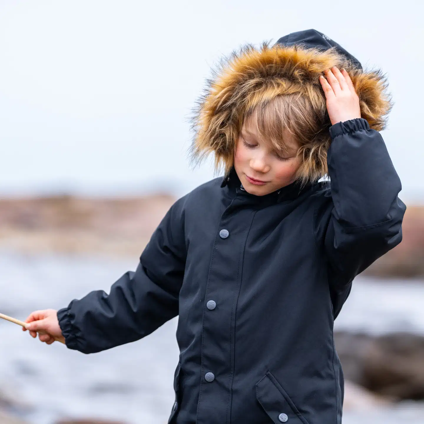 HC Outwear lasten vedenpitävä  toppahaalari Inna - Black - 4