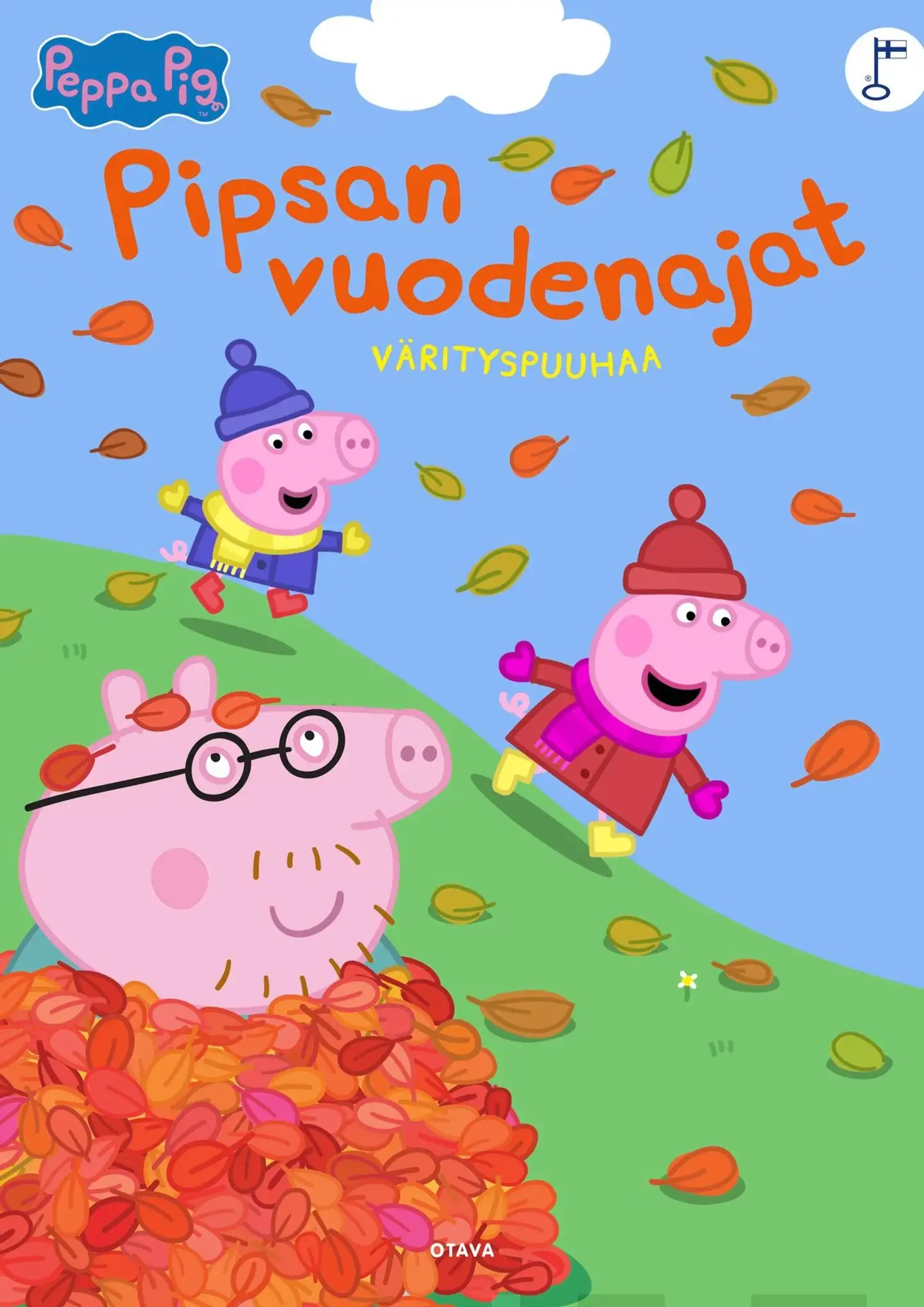 Pipsa Possu värityspuuhaa. Pipsan vuodenajat