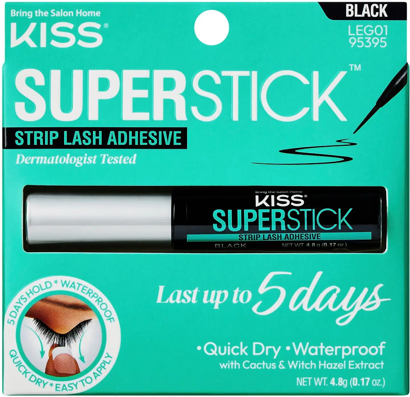Kiss Superstick - ripsiliima musta 4,8g