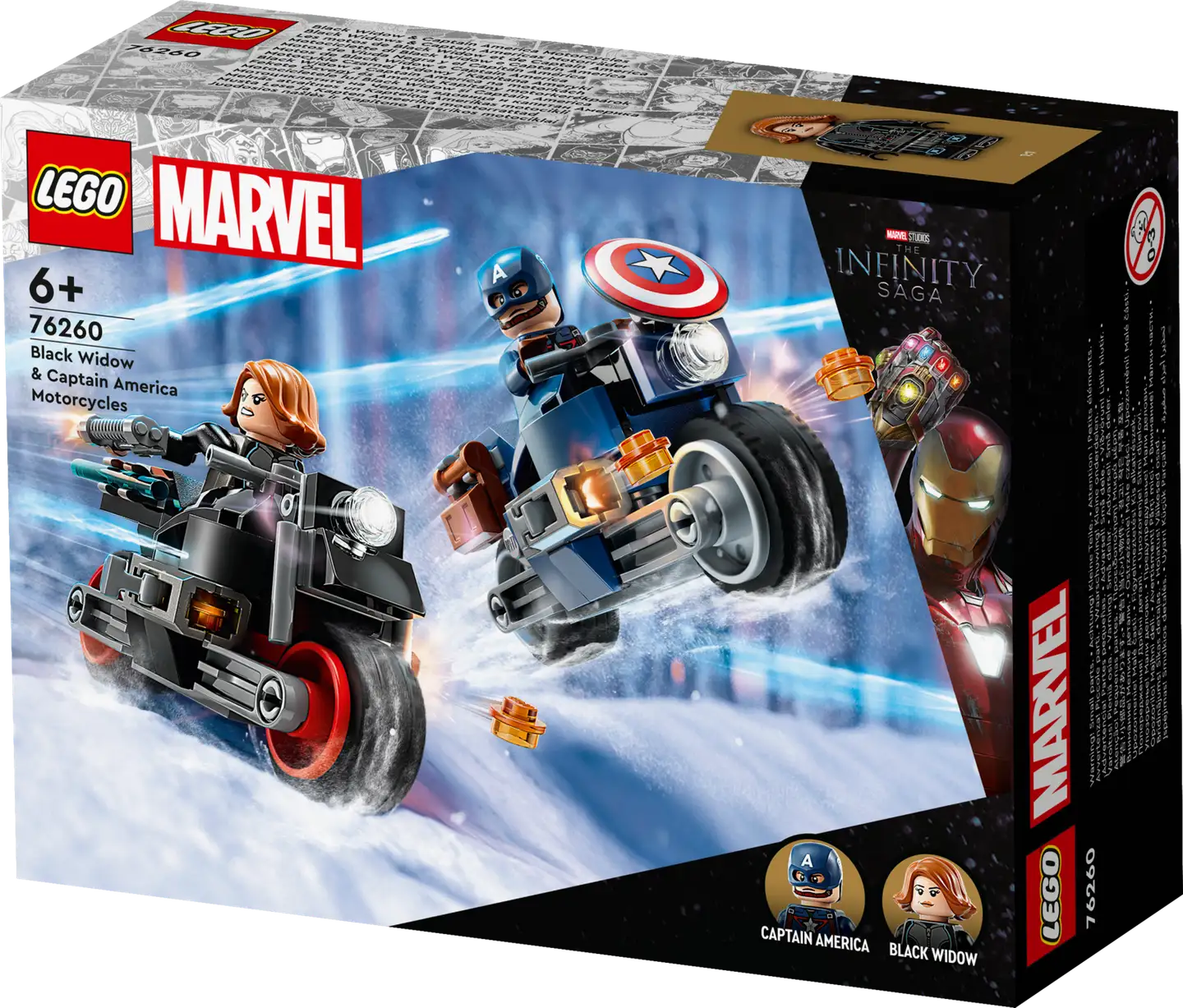 LEGO® Super Heroes Marvel 76260 Black Widow ja Captain America - 2