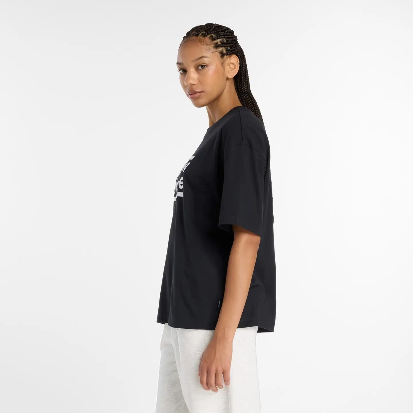 New Balance naisten OZ Graphic t-paita - BLACK - 2