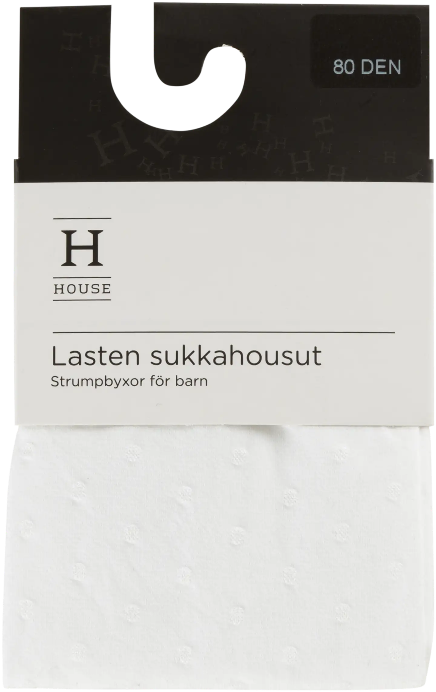 House lasten ohuet sukkahousut pallokuvio - WHITE