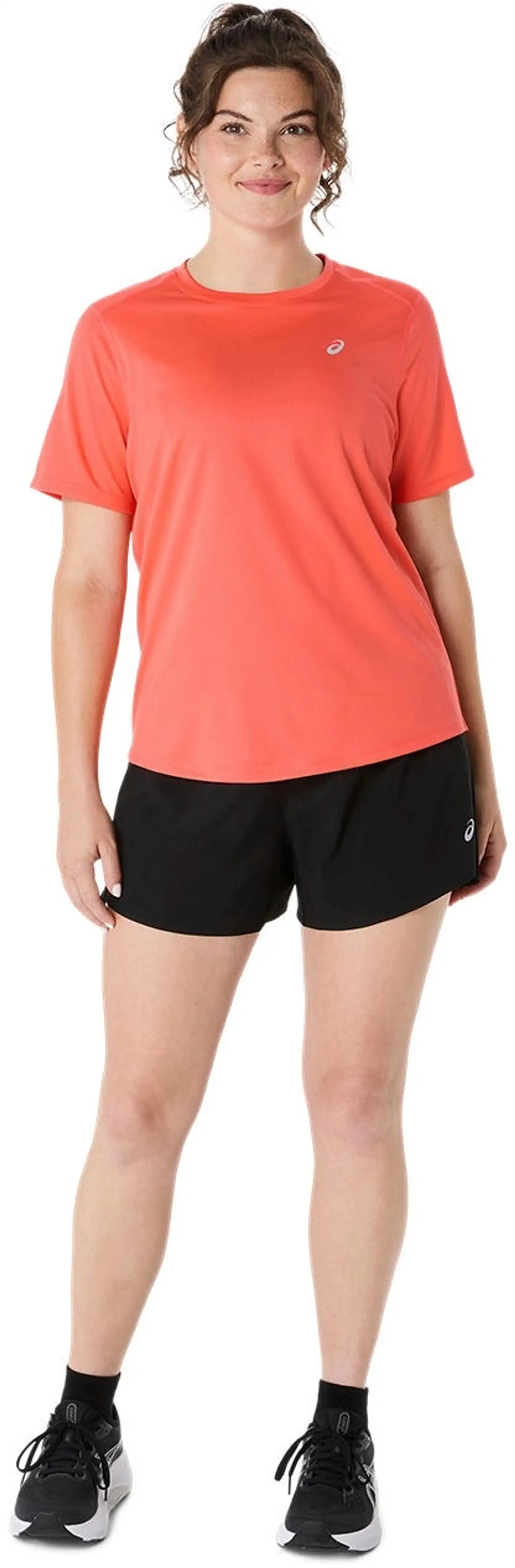 Asics naisten lyhythihainen juoksupaita Core 2012D170 - SUN CORAL - 3