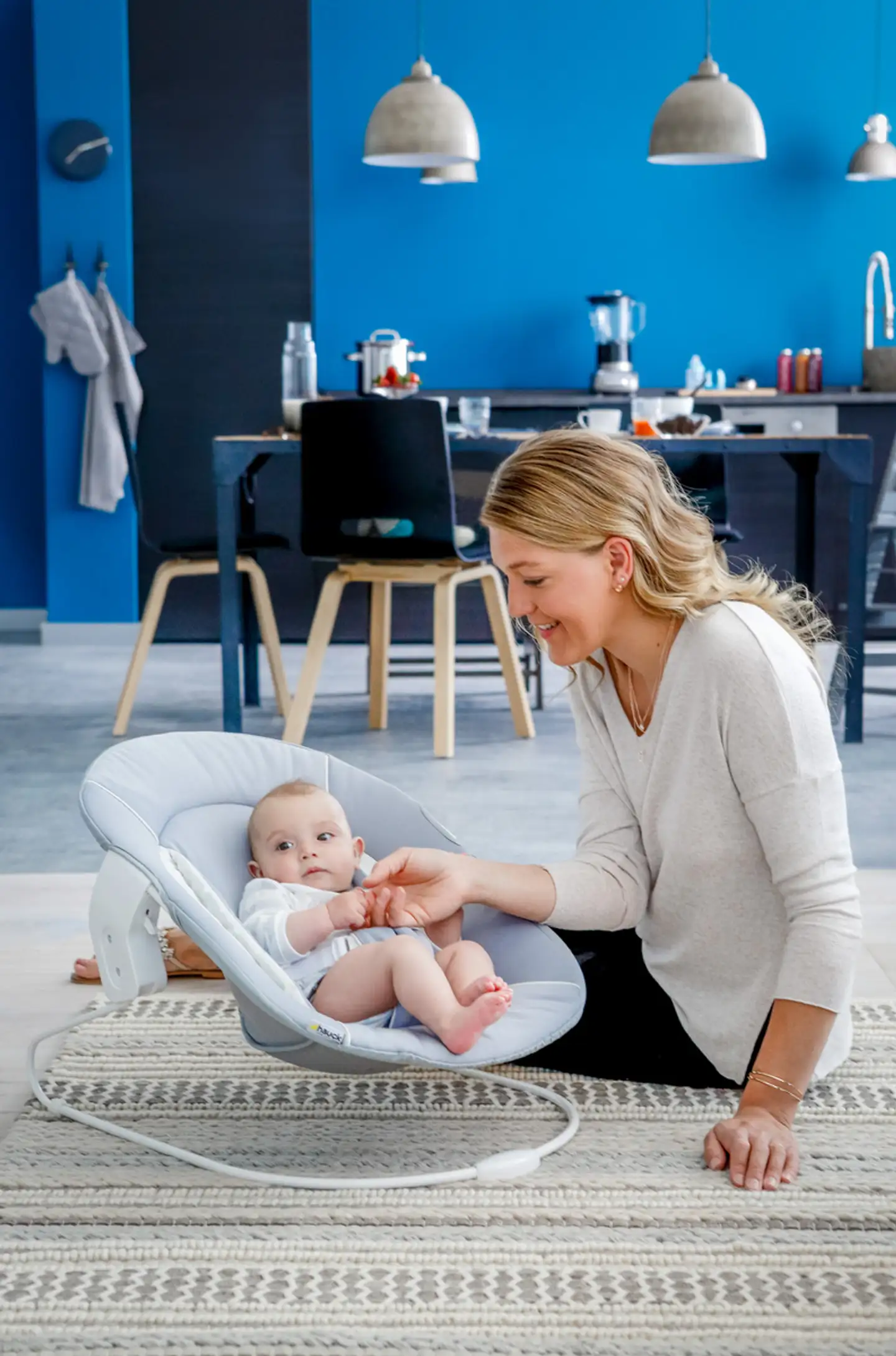 Hauck sitteri ja syöttötuolin istuin Alpha beige - 26