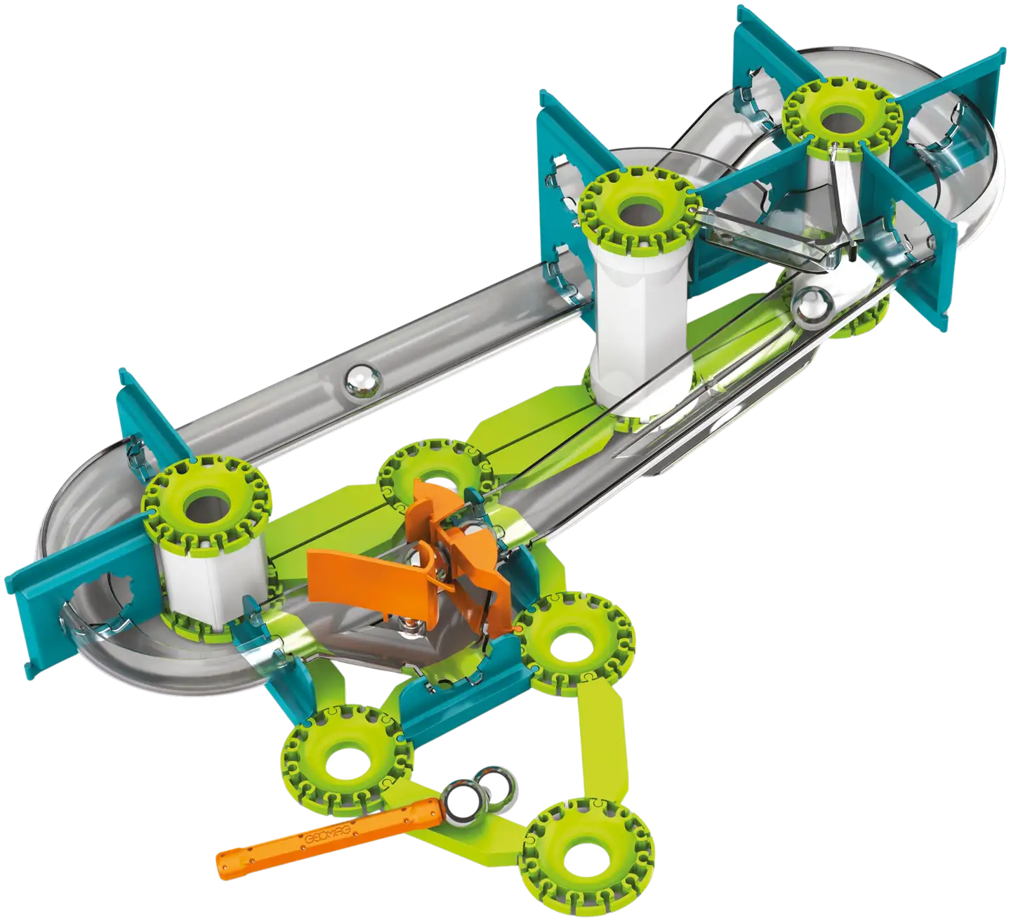 Geomag Mechanics Gravity Kilparata magneettinen rakennussarja 67 osaa - 2