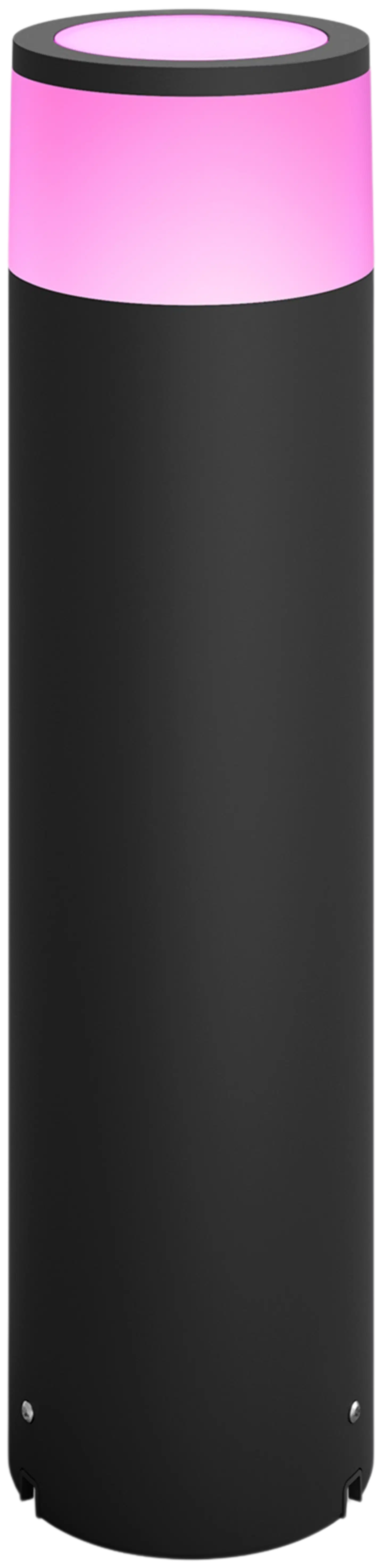 Philips Hue Calla -lisäpylväsvalaisin ulkokäyttöön 8W 2000-6500K 590LM musta - 1
