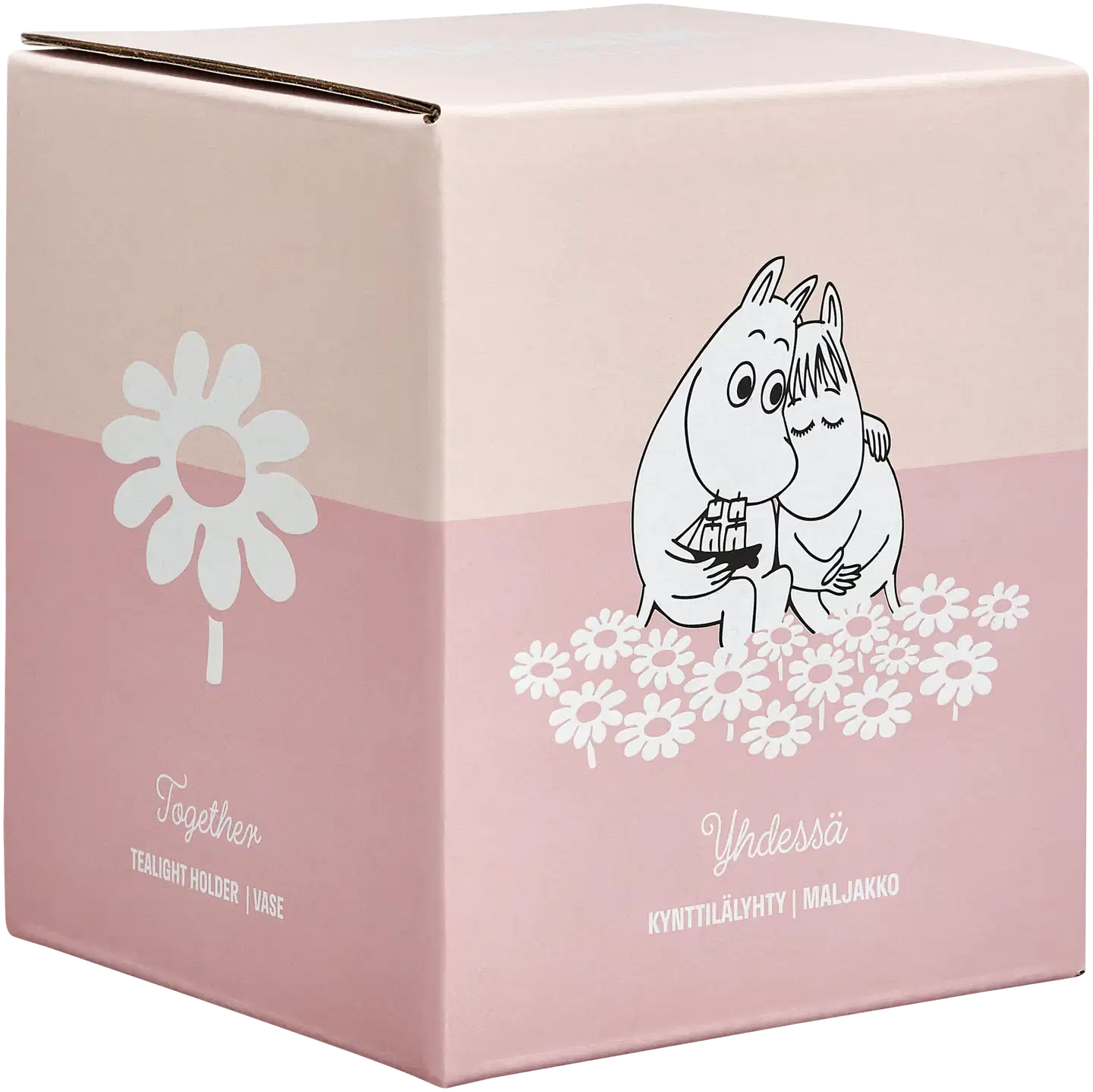 Kynttilälyhty/maljakko muumi yhdessä 10cm - 2