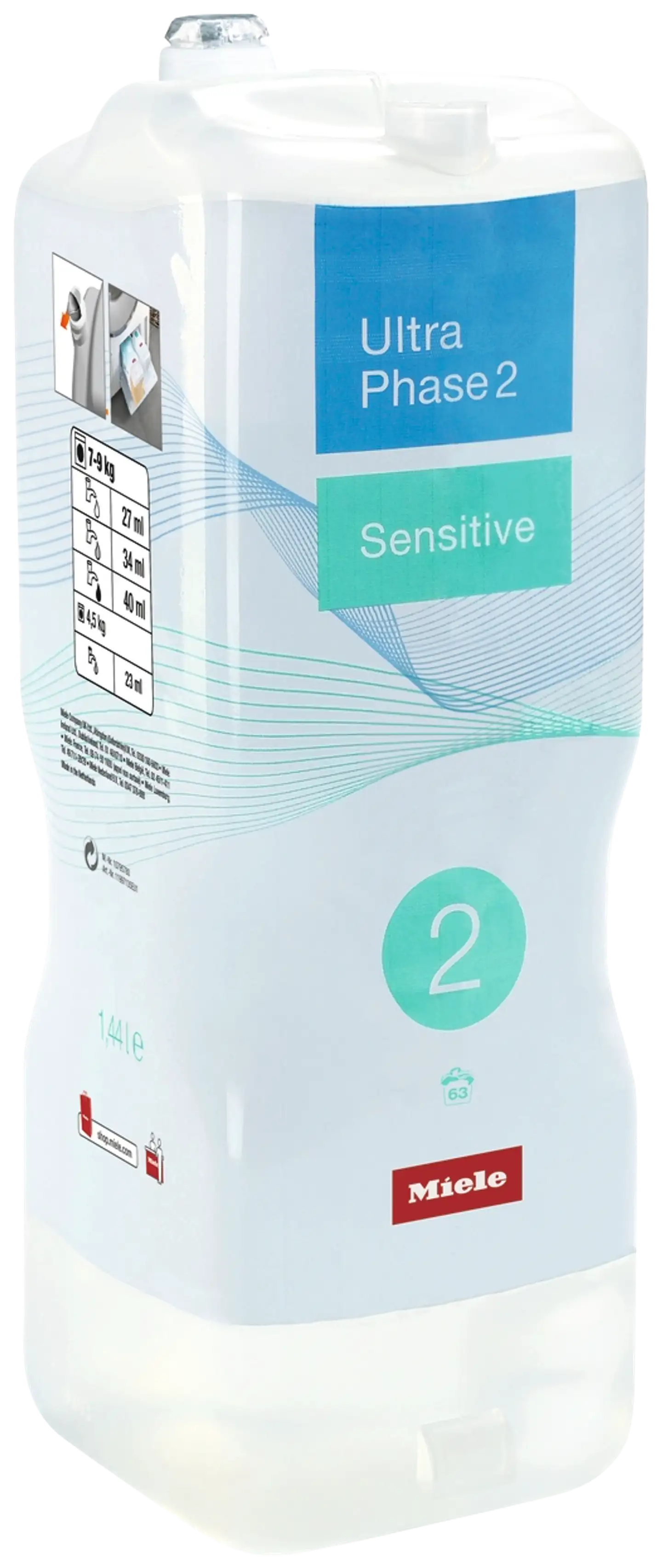 Miele hajusteeton pyykinpesuaine UltraPhase2 Sensitive