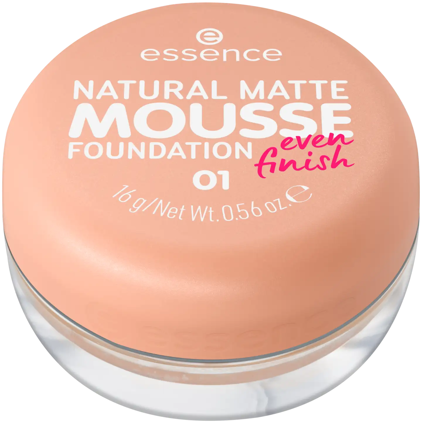 essence NATURAL MATTE MOUSSE meikkivoide 16 g - nude 01 - 2