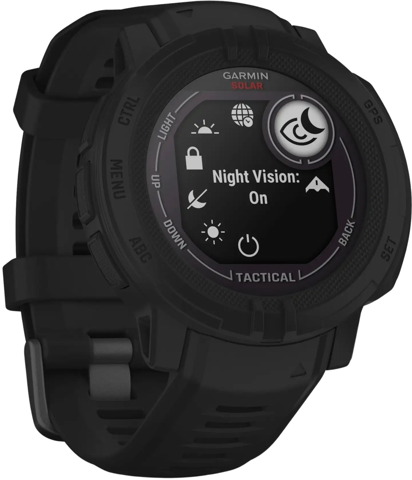 Garmin Instinct 2 solar taktinen versio multisport GPS kello, musta - 6