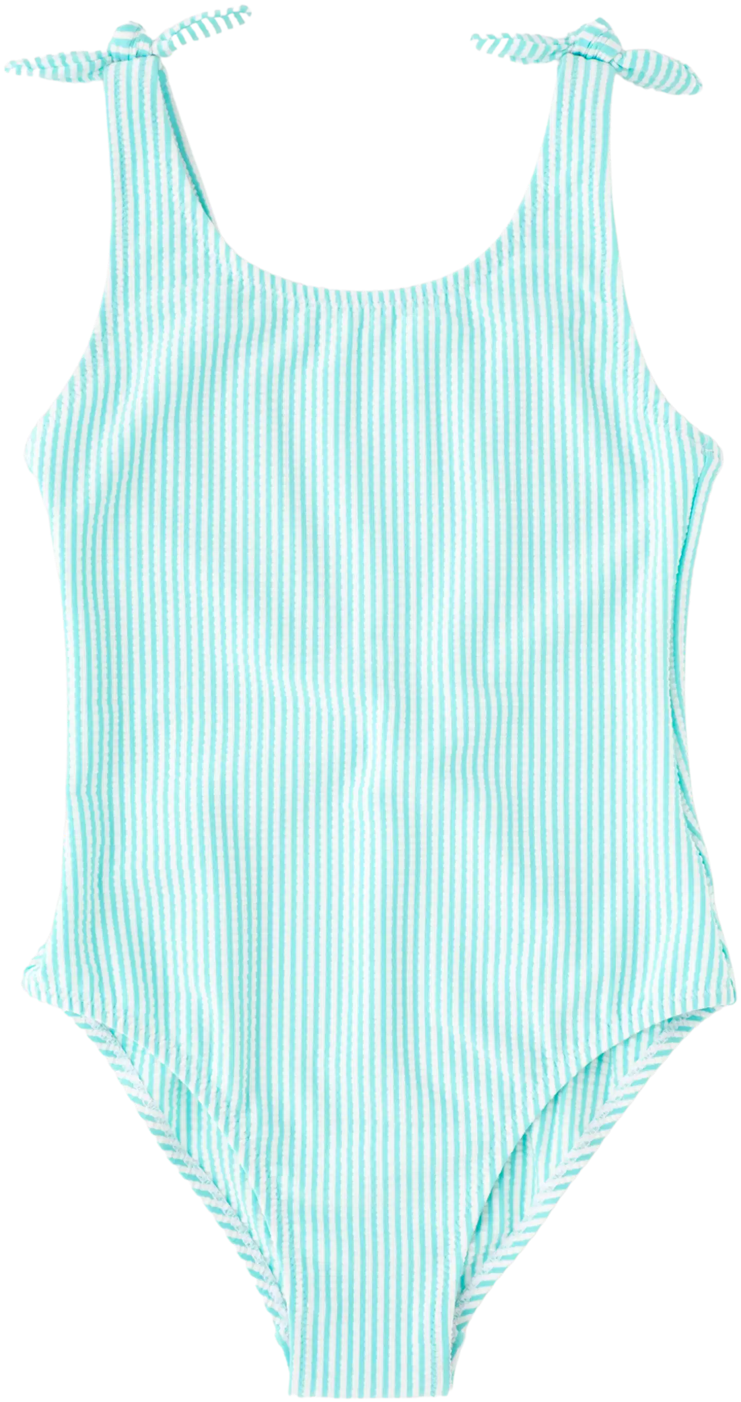 TEX lasten uimapuku solmu raita I276820 - WHITE 1 - 3