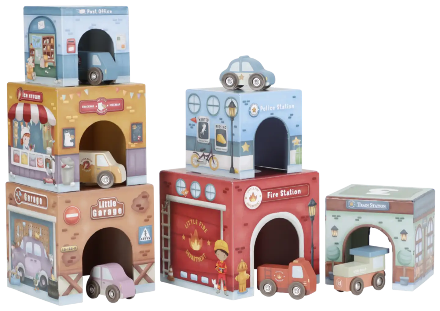 Pinottava torni ja 6 autoa FSC - 3