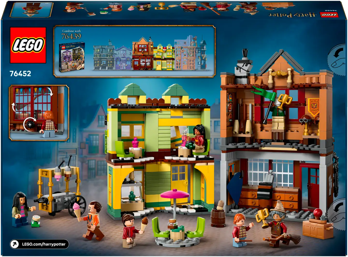 LEGO® Harry Potter TM 76452 Hienoja huispausvarusteita ja jäätelöbaari - 3