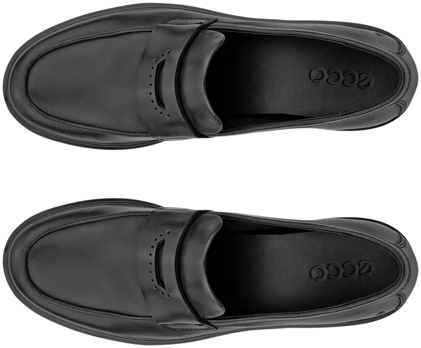 Ecco naisten nahkaloafer Metropole Vienna - Black - 7