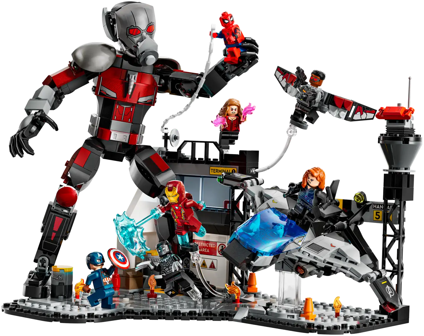 LEGO® Super Heroes Marvel 76314 Captain America: Civil War Toimintataistelu - 4