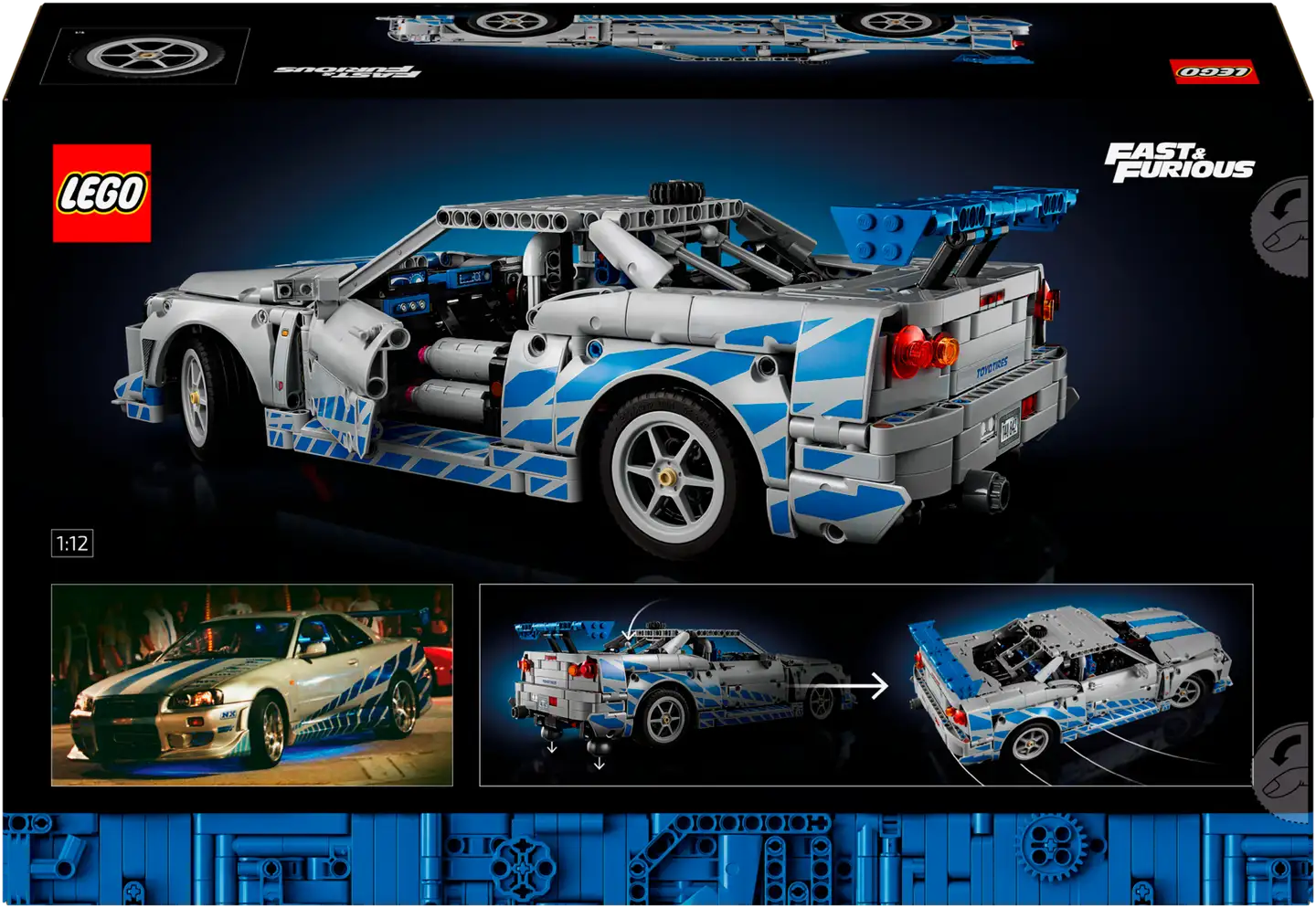 LEGO® Technic 42210 2 Fast 2 Furious Nissan Skyline GT-R (R34) ‑auto - 3