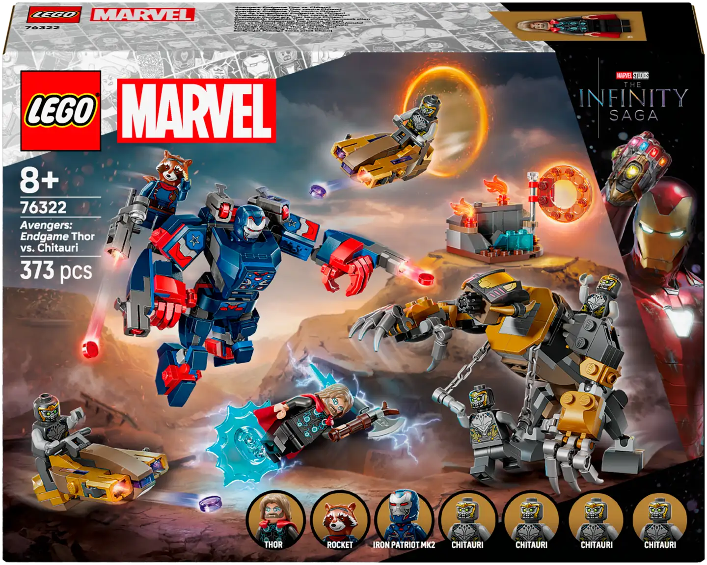 LEGO Super Heroes 76322 Avengers: Endgame Thor vastaan Chitauri - 2