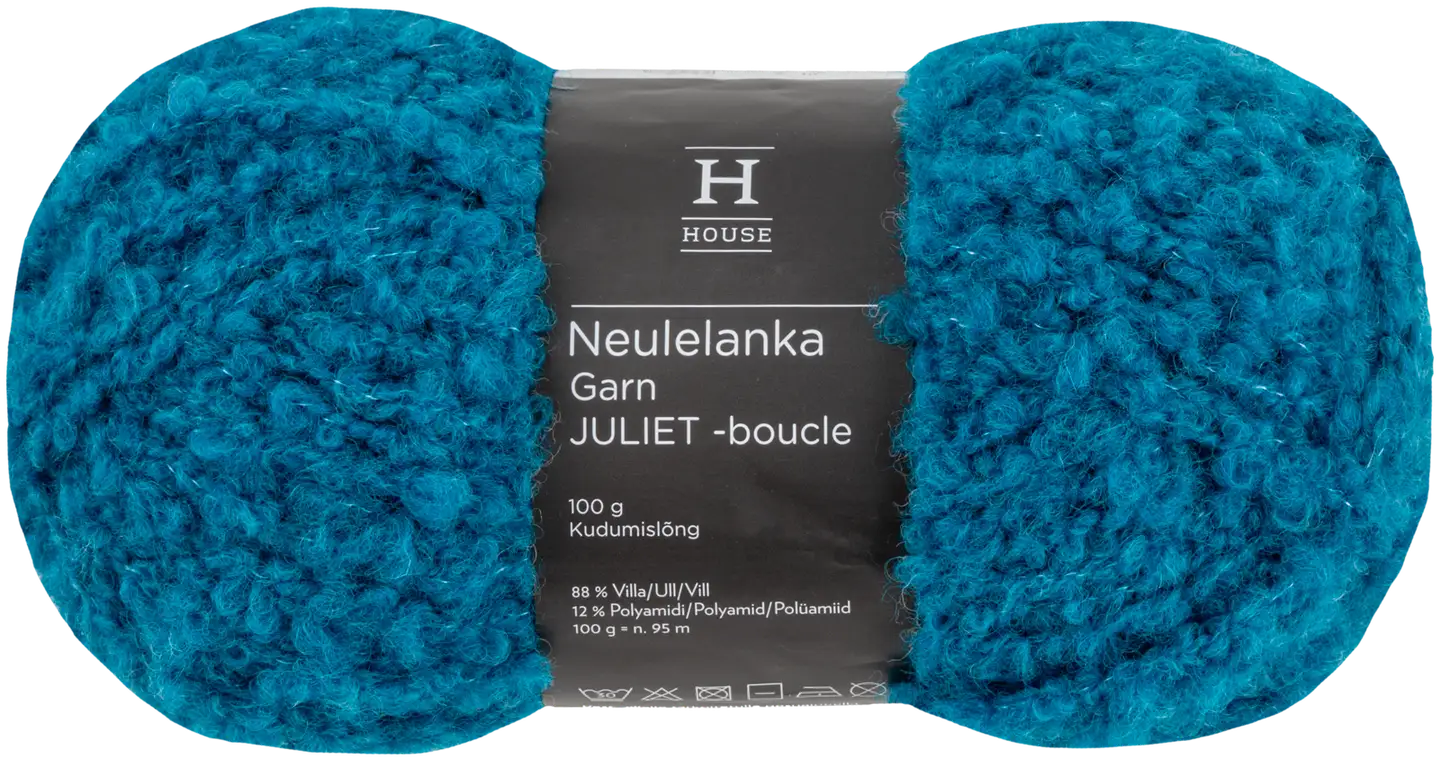 House neulelanka boucle Juliet 100 g Petrol melange 23091