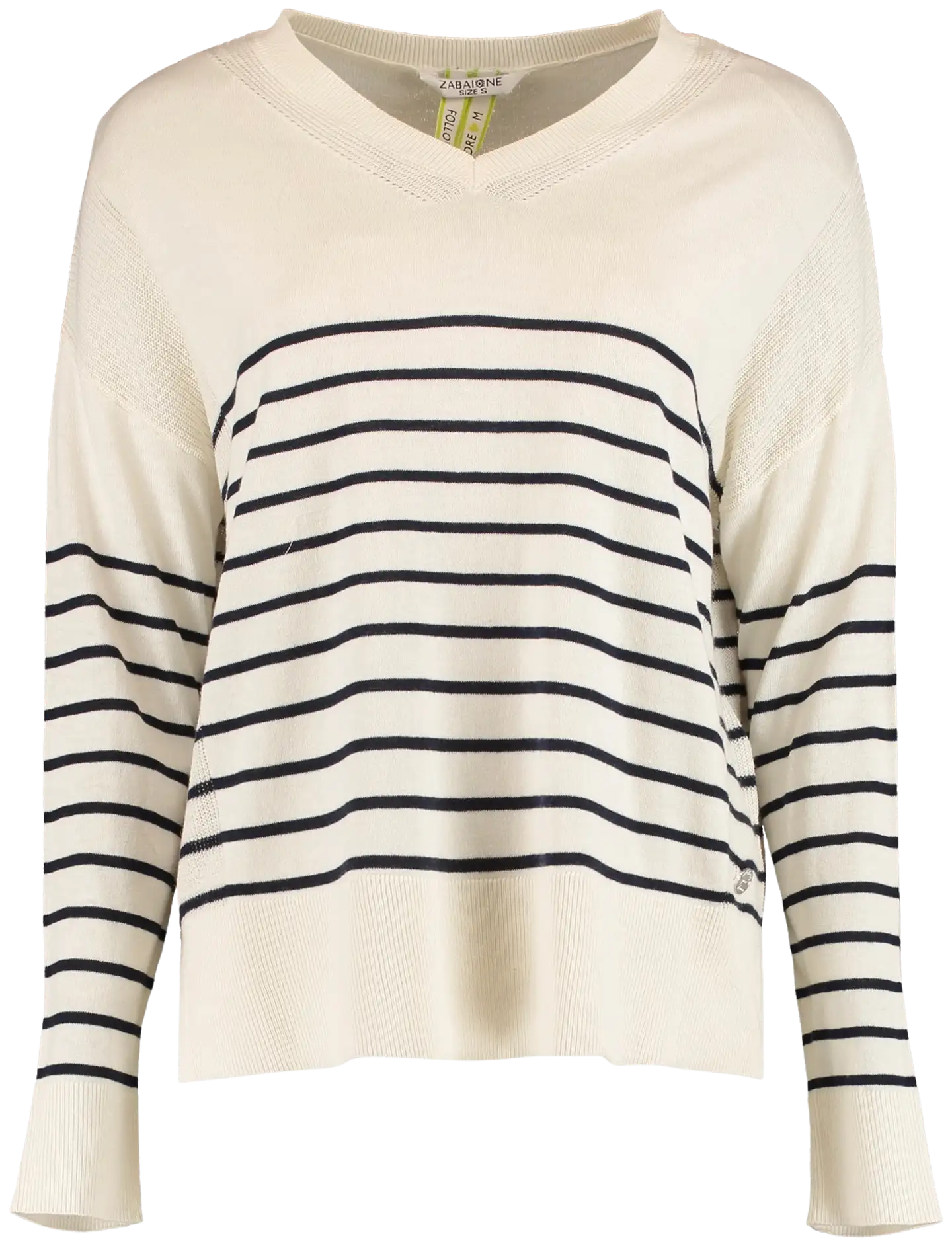 Zabaione naisten neule Beatrice COK-251-0236 - navy stripes - 1