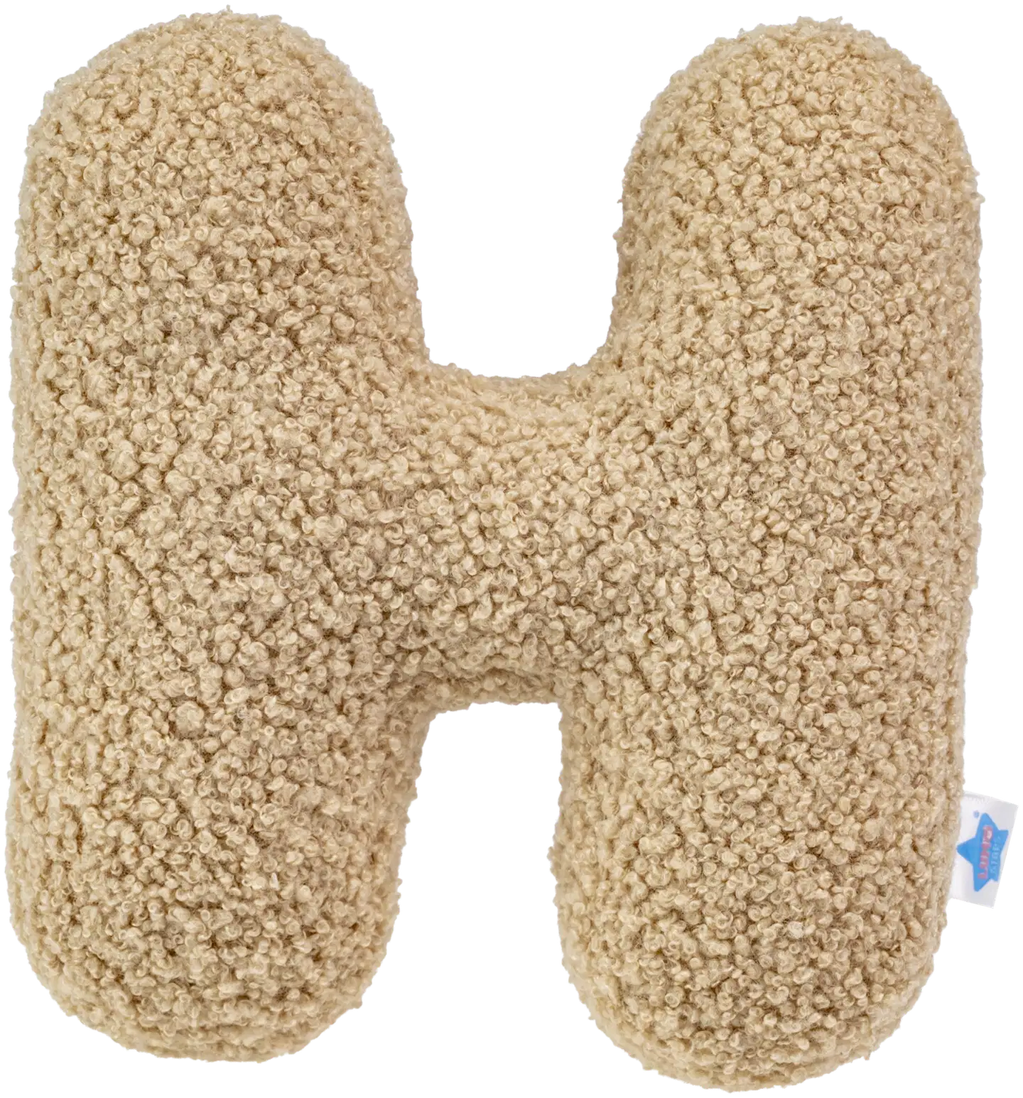 Lumo Stars Pehmokirjain H beige, teddy