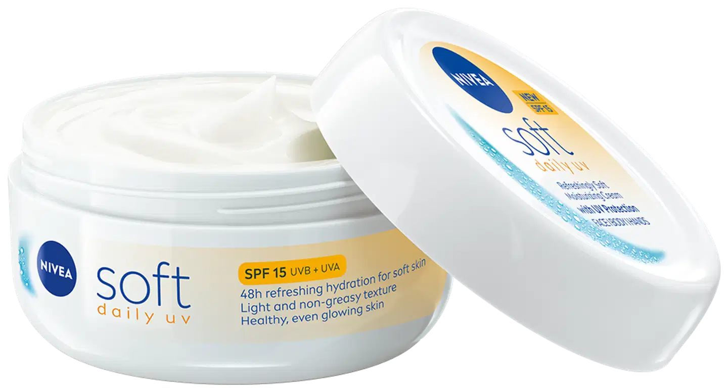 NIVEA 100ml Soft Daily UV SK15 -kosteusvoide - 2