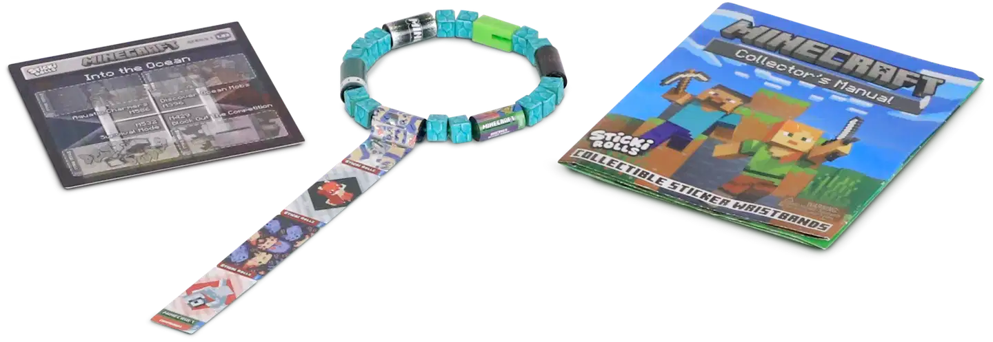 Sticki Rolls Minecraft Tarrarannekoru Yllätyspakkaus 50 tarraa - 4