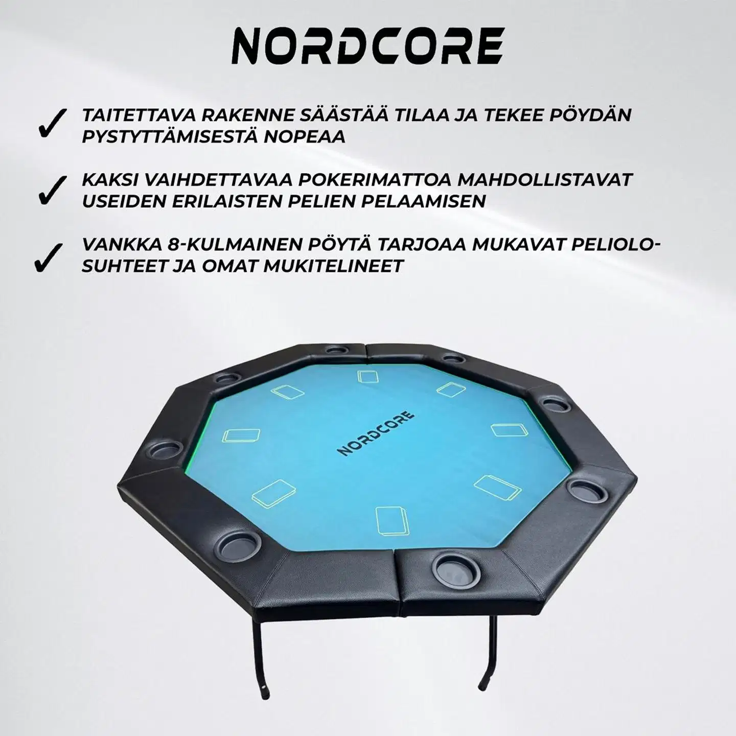 Nordcore pokeripöytä pro tour 8 - 3