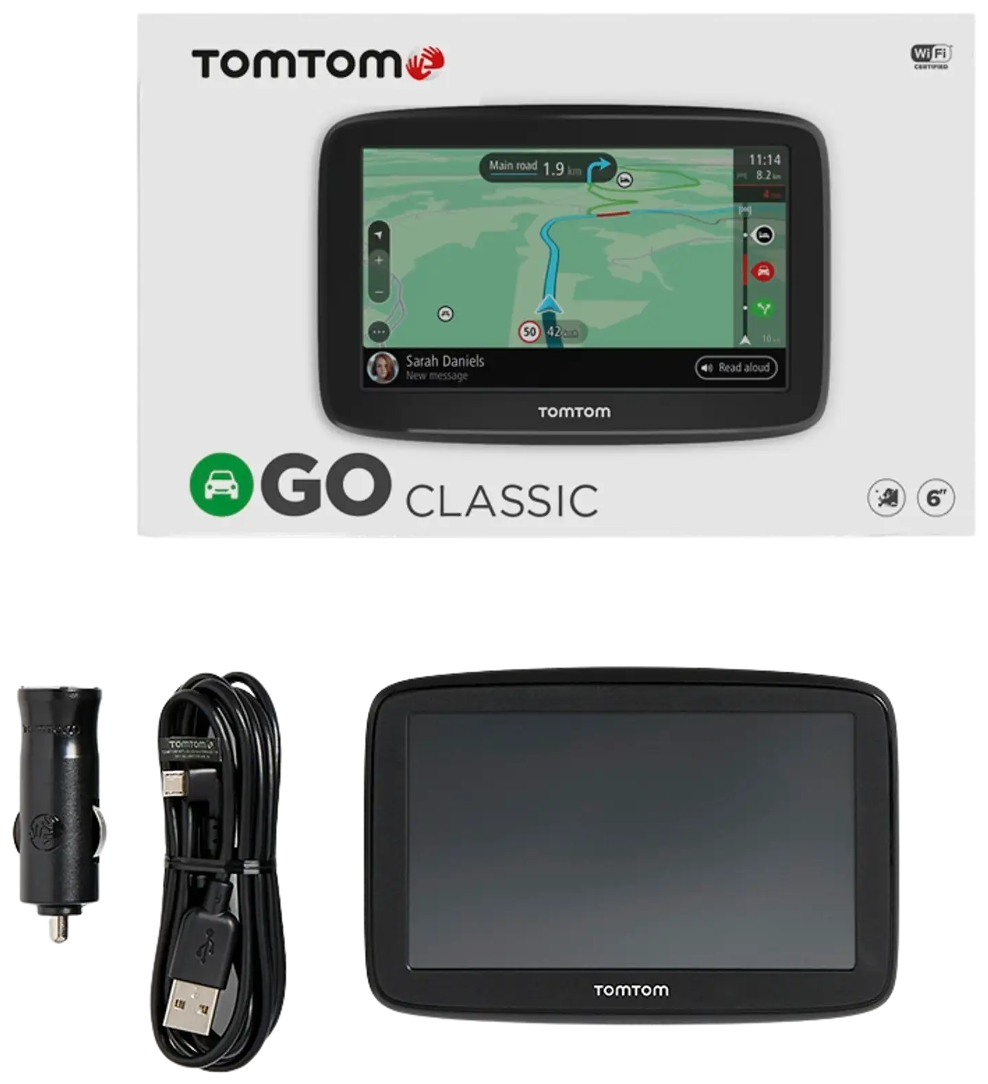 TomTom GO CLASSIC 6 LTM&T LIVE Autonavigaattori 6" näytöllä - 3