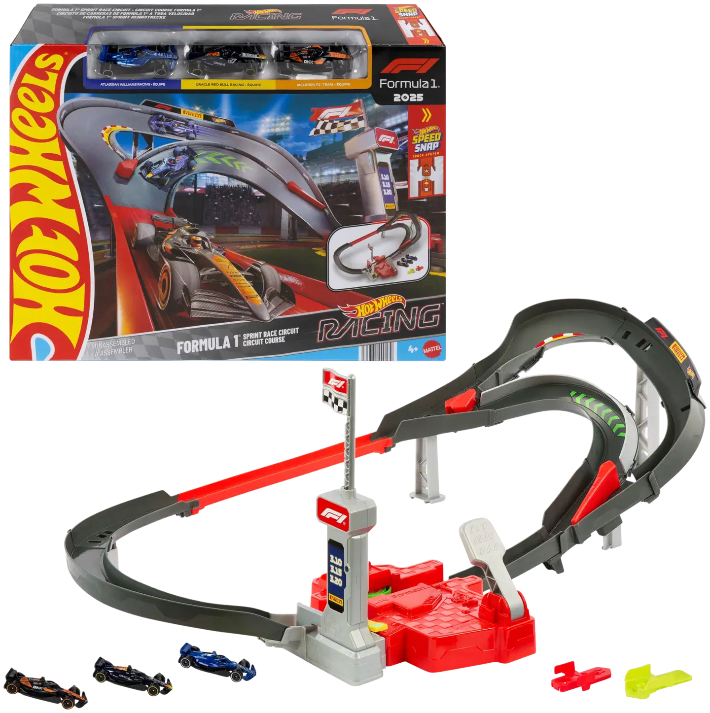 Hot Wheels Racing F1 Sprint Circuit -ratasetti - 1