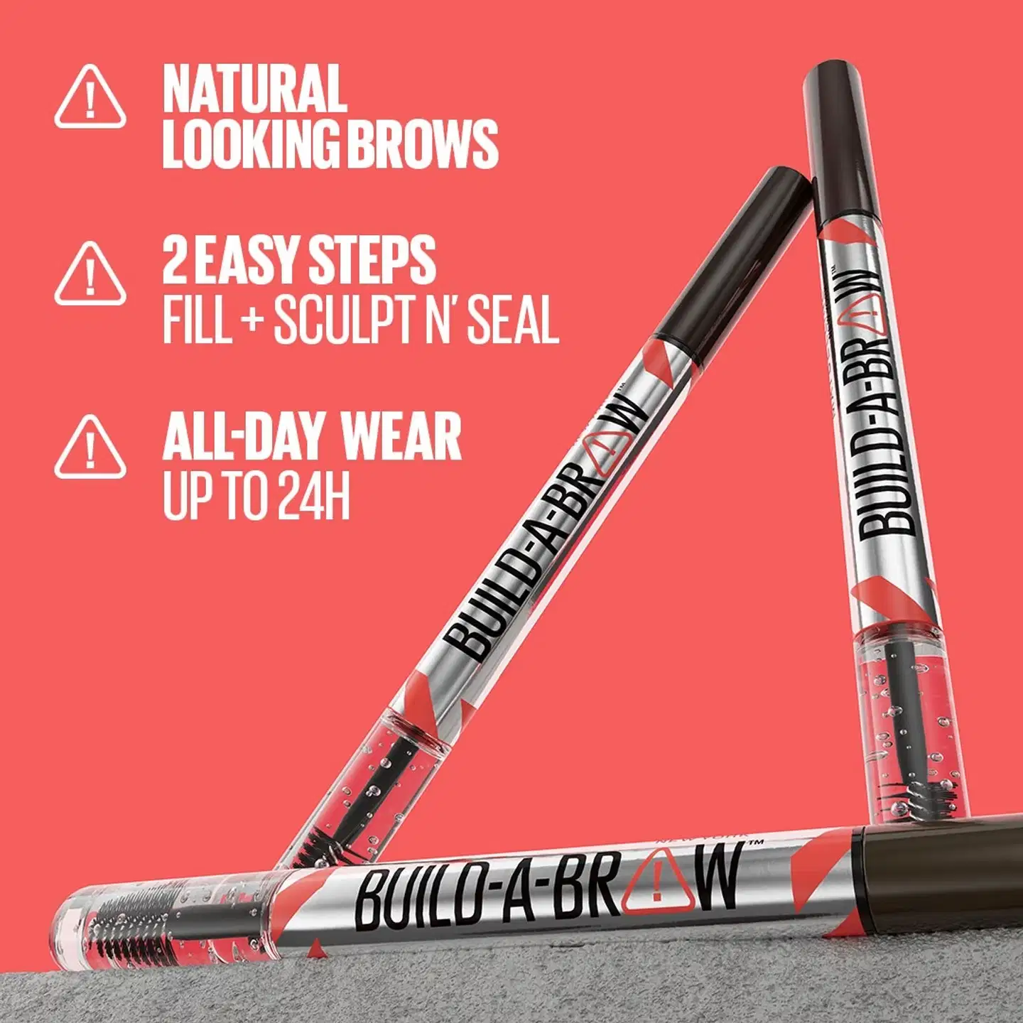 Maybelline New York Build-a-Brow Pen 257 Medium Brown kulmakynä - Ash Brown - 6