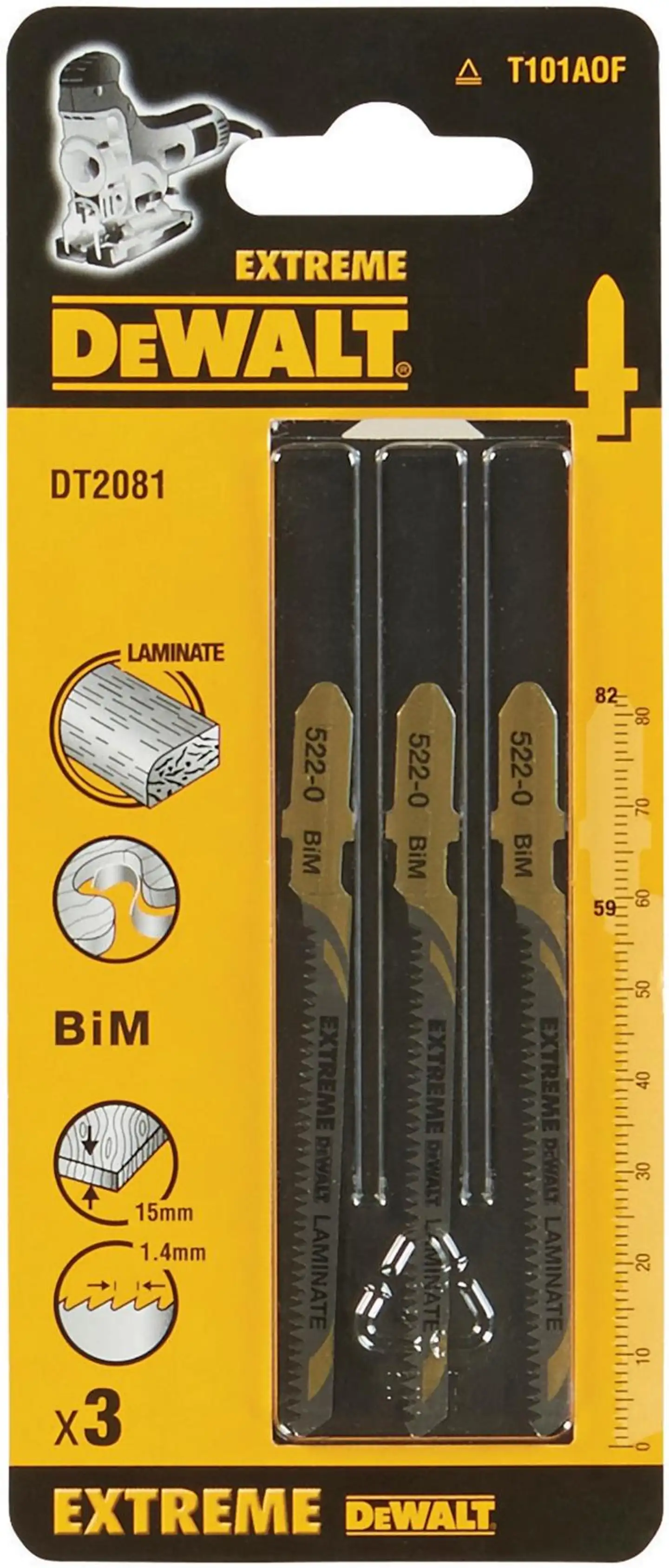 Dewalt pistosahanterä laminaatille - 1