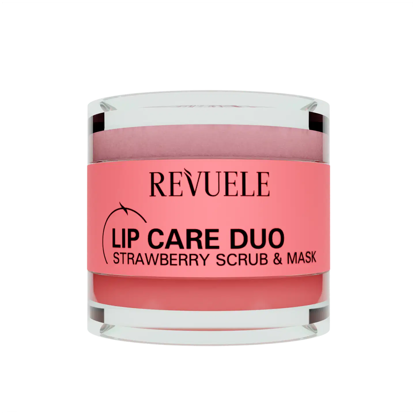 Revuele Lip Scurb & Mask, mansikka. Mansikan tuoksuinen huulten hoito setti. - Mansikka
