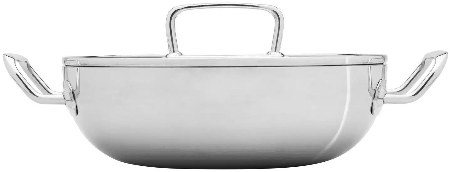 Heirol Syvä paistokasari 26 cm 3,4L Steely Classic Triply - 1