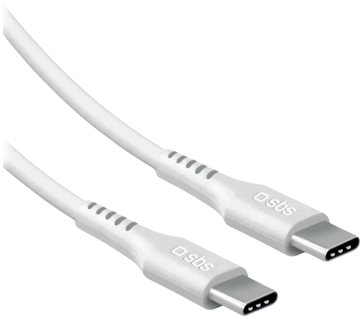 SBS USB‑C-kaapeli 60W, 2 m, valkoinen - 1