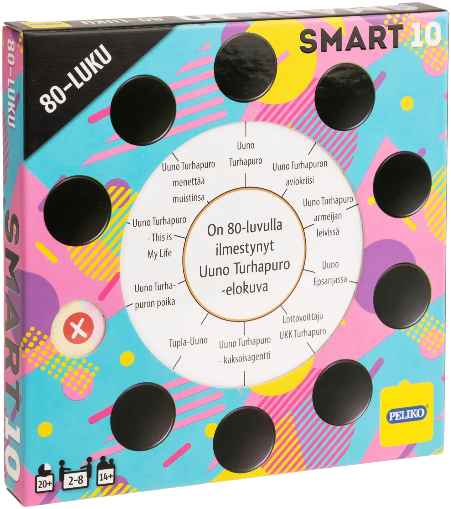 Peliko Smart10 tietopeli kysymykset 80-luku - 1